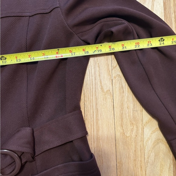 Vintage Express Brown Belted Blazer - Picture 10 of 12